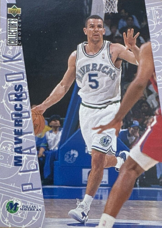 1996 Uppeer Deck Collectors Choice Mavericks Playbook Basketball Card #372