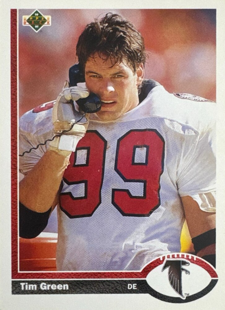 1991 Upper Deck Tim Green Football Card #195