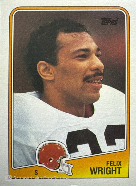 1988 Topps Felix Wright Football Card #101