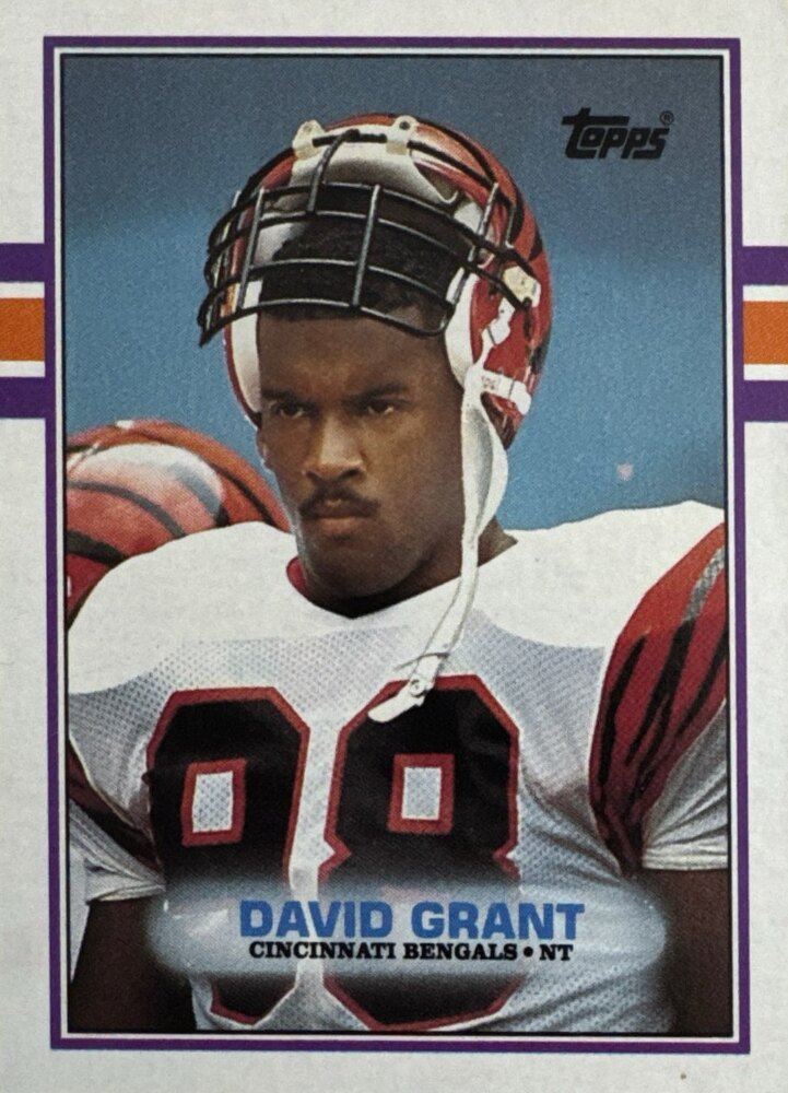 1989 Topps David Grant Football Card #31