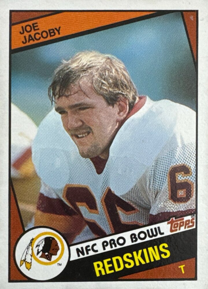 1984 Topps Joe Jacoby Football Card #382