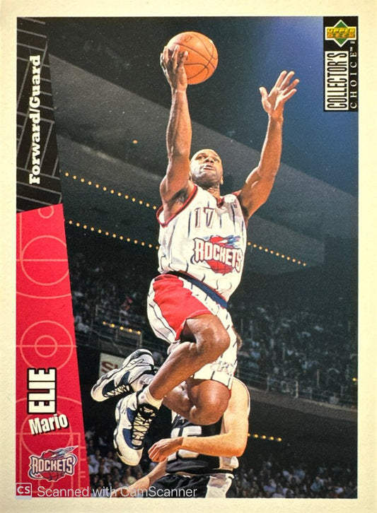 1996 Upper Deck Collectors Choice Mario Elie Basketball Card #60