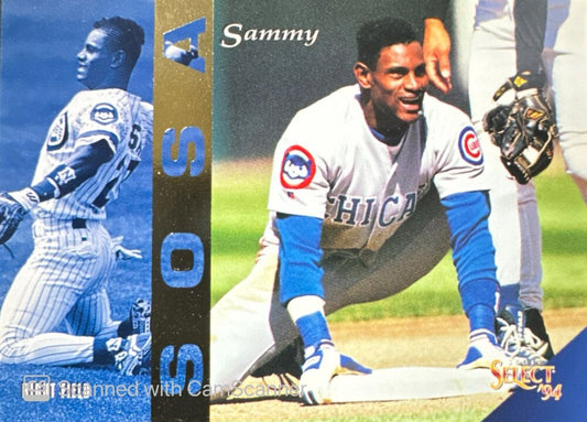 1994 Score Select Sammy Sosa Baseball Card #58