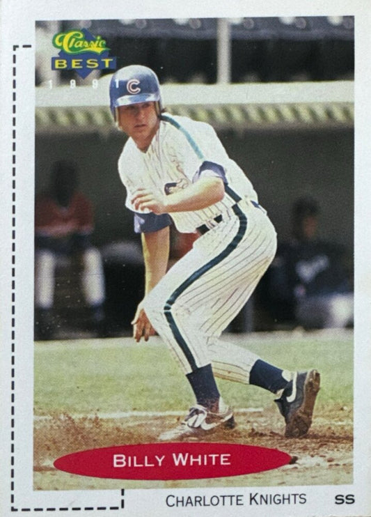 1991 Classic Billy White Baseball Card #363