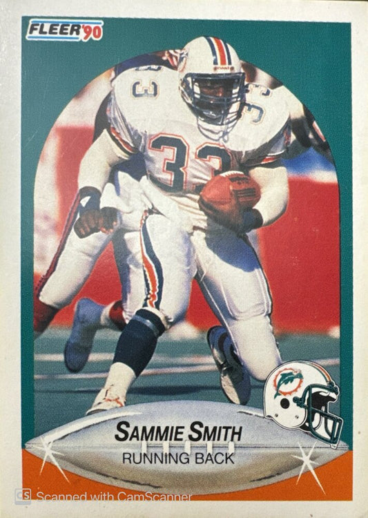 1990 Fleer Sammie Smith Football Card #247