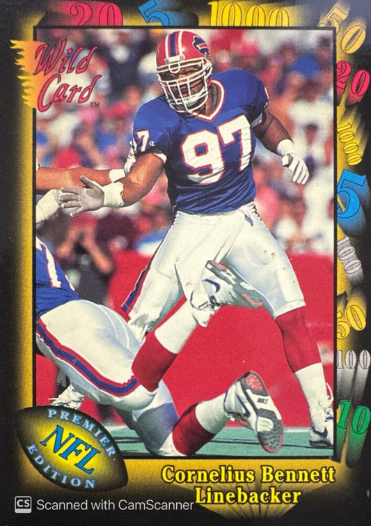 1991 AAA Sports Cornellius Bennet Football Card #47