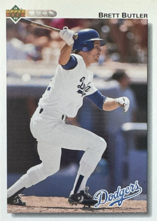 1991 Upper Deck Brett Butler Baseball Card #307