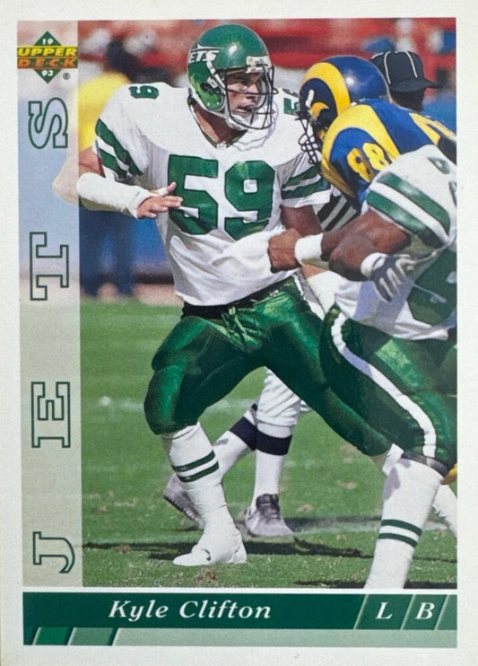 1993 Upper Deck Kyle Clifton Football Card #168