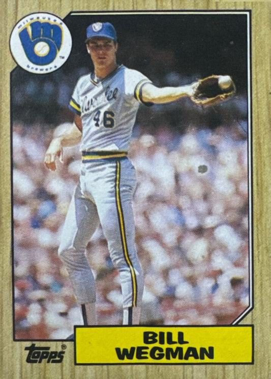 1987 Topps Bill Wegman Baseball Card #179