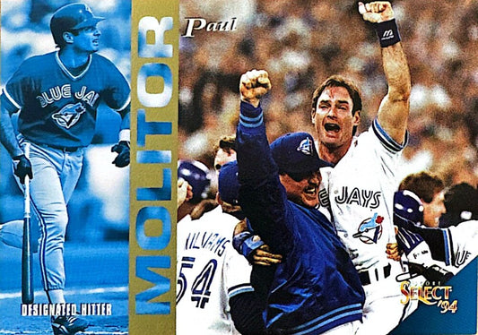 1994 Score Select Paul Molitor Baseball Card #3