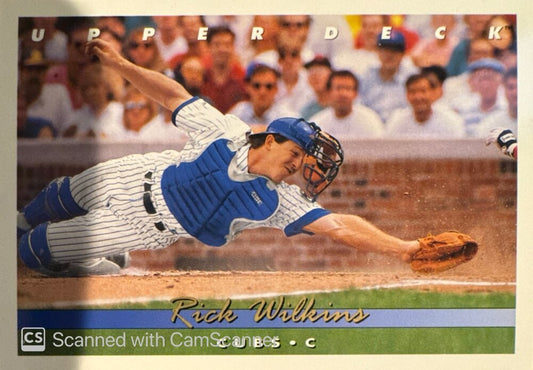 1993 Upper Deck Rick Wilkins Baseball Card #598