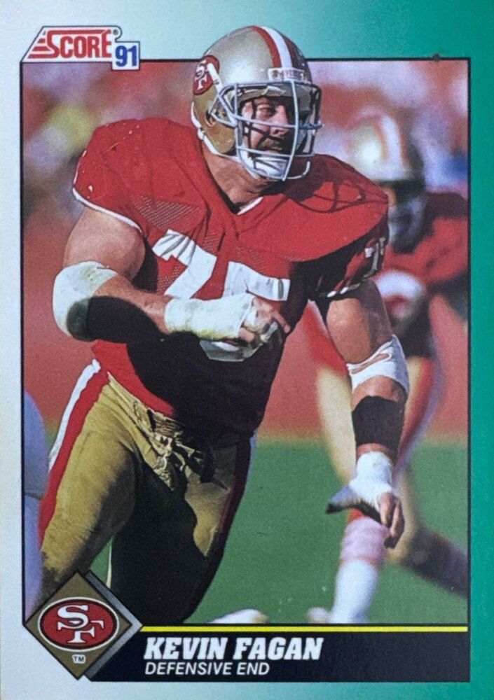 1991 Score Kevin Fagan Football Card #275