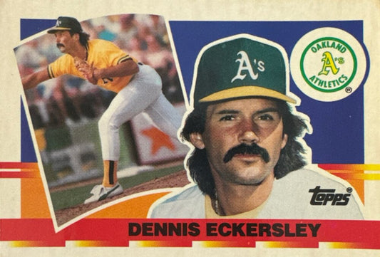 1990 Topps Dennis Lee Eckersley Baseball Card #50