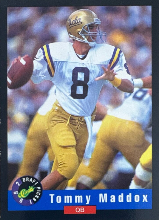 1992 Classic Draft Picks Tommy Maddox Football Card #58