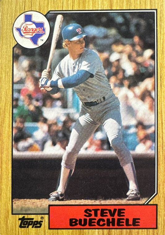 1987 Topps Steve Buechele Baseball Card #176