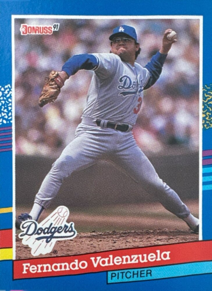 1991 Donruss Fernando Valenzuela Baseball Card #127