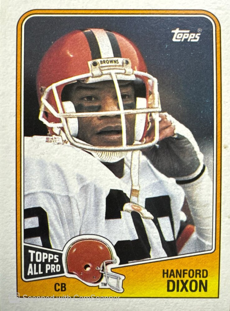 1988 Topps Hanford Dixon Football Card #99