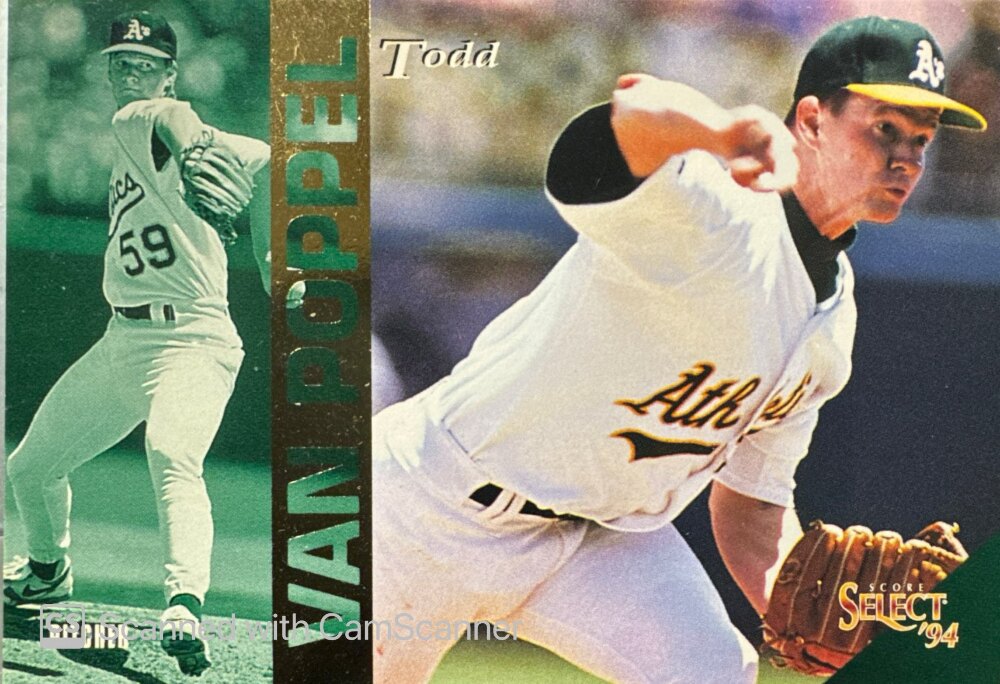 1994 Score Select Todd Van Poppel Baseball Card #86