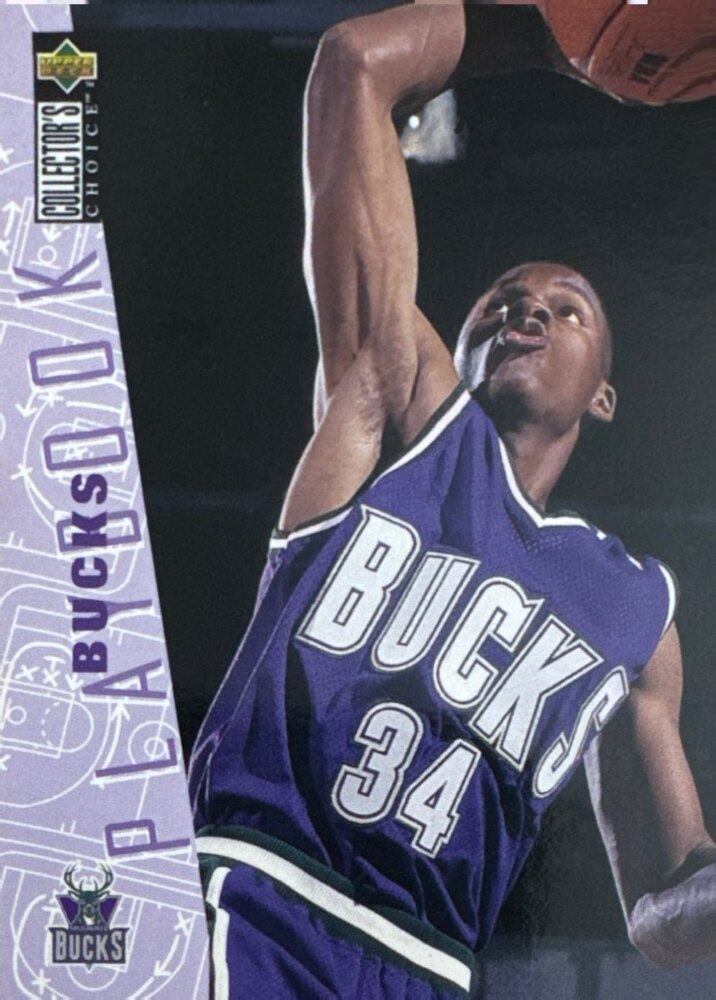 1996 Upper Deck Collectors Choice Bucks Playbook Basketball Card #381