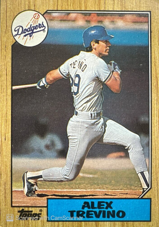 1987 Topps Alex Trevino Baseball Card #173