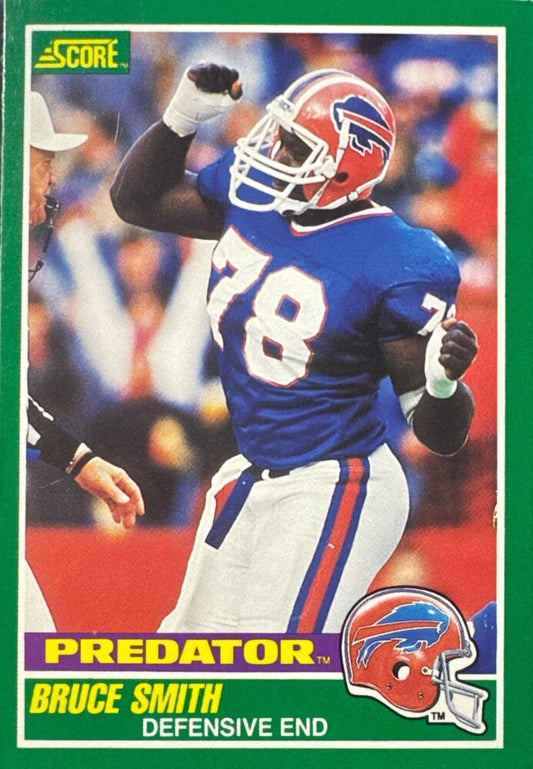 1989 Score Bruce Smith Football Card #325