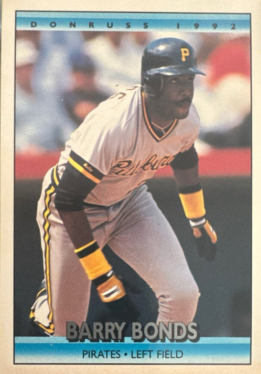 1992 Donruss Barry Lamar Bonds Baseball Card #243