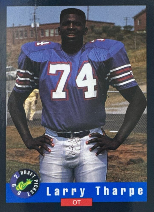 1992 Classic Draft Picks Larry Tharpe Football Card #71