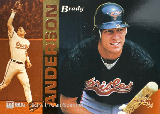 1994 Score Select Brady Anderson Baseball Card #55