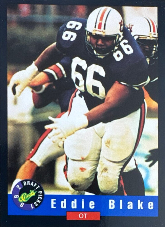 1992 Classic Draft Pikcs Eddie Blake Football Card #96