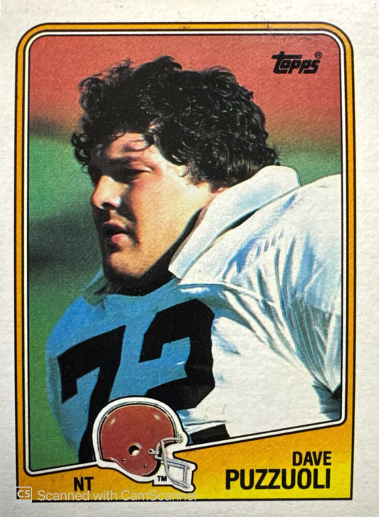 1988 Topps Dave Puzzuoli Football Card #100