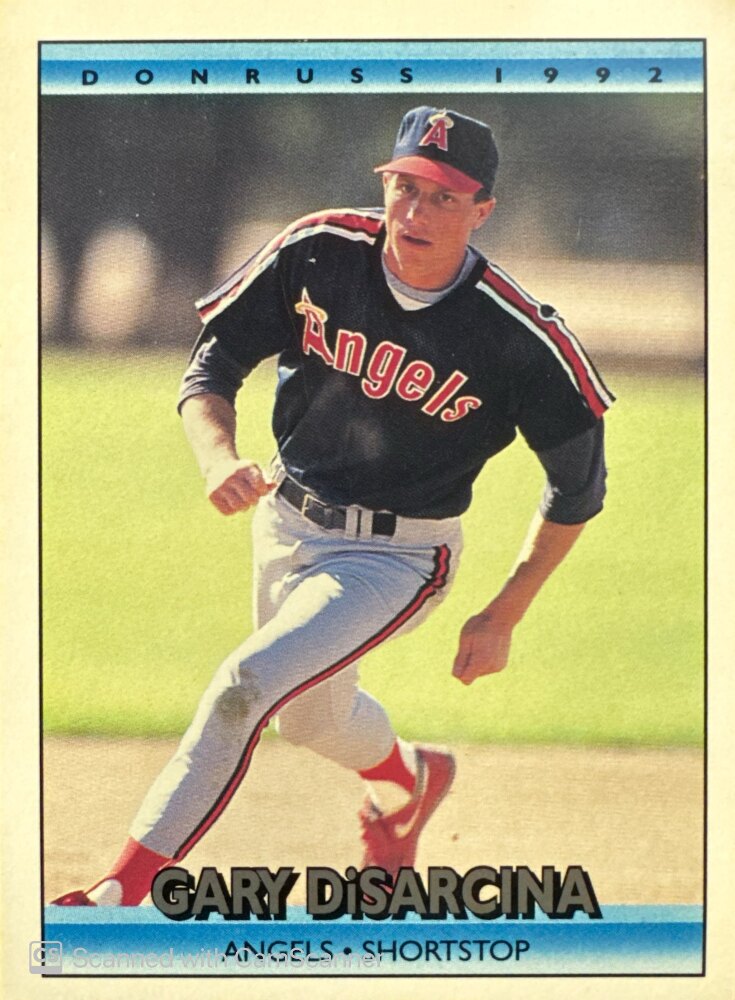 1992 Donruss Gary Thomas DiSarcina Baseball Card #497