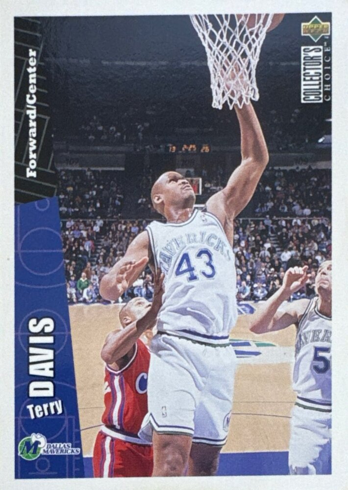 1996 Upper Deck Collectors Choice Terry Davis Basketball Card #227