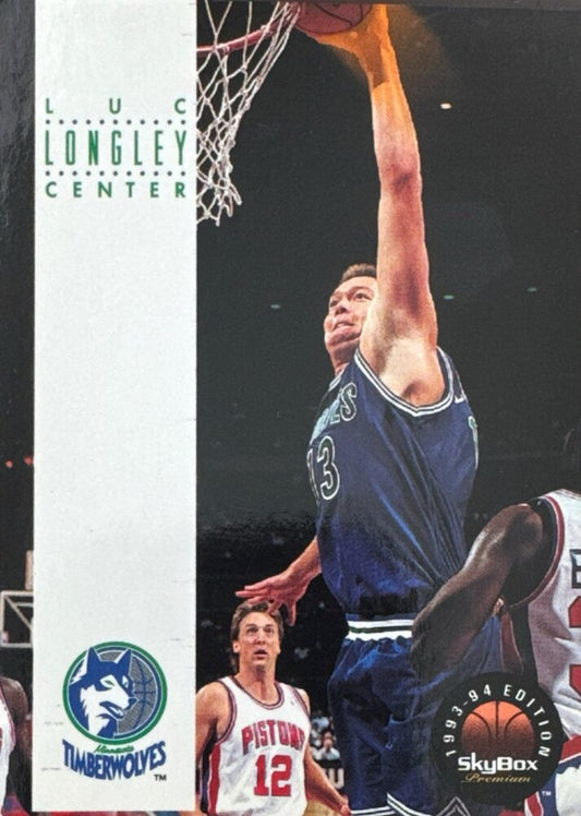 1993-1994 Edition Skybox Premium Luc Longley Basketball Card #250