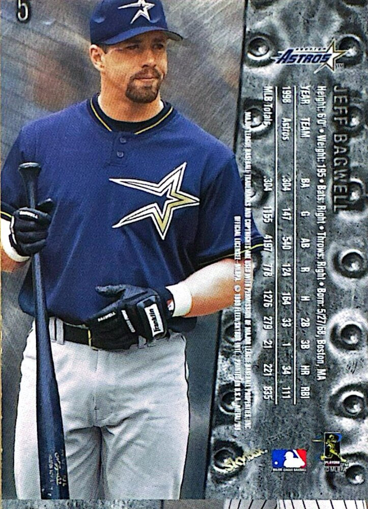 1999 Skybox Metal Universe Jeff Bagwell Baseball Card #5