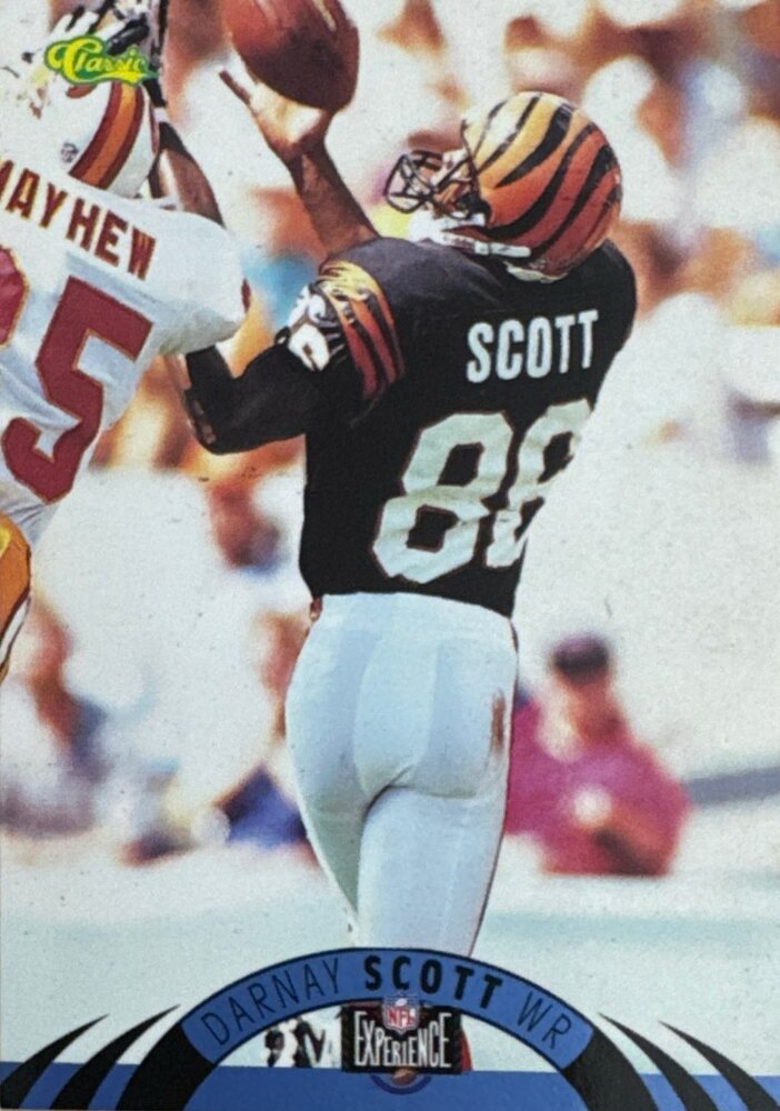 1995 Classic Darnay Scott Football Card #55