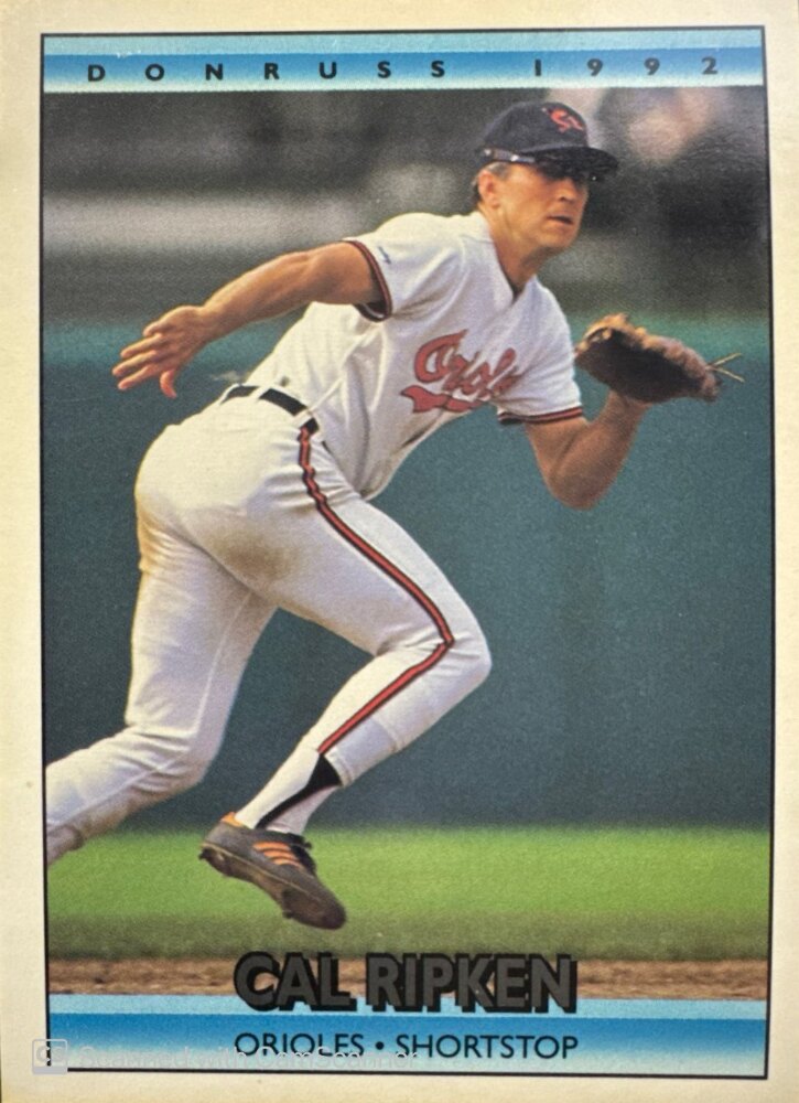 1992 Donruss Calvin Edwin Ripken Jr. Baseball Card #35