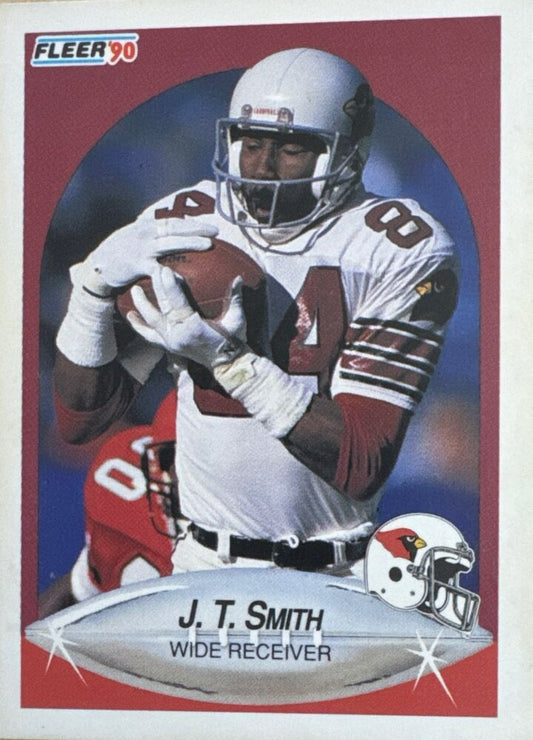 1990 Fleer J.T. Smith Football Card #340