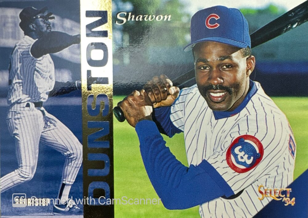 1994 Score Select Shawon Dunston Baseball Card #136