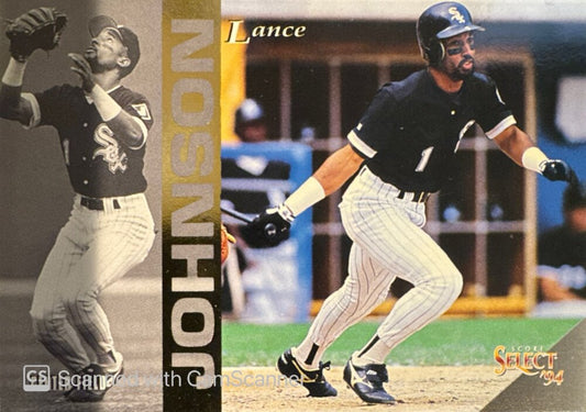 1994 Score Select Lance Johnson Baseball Card #13