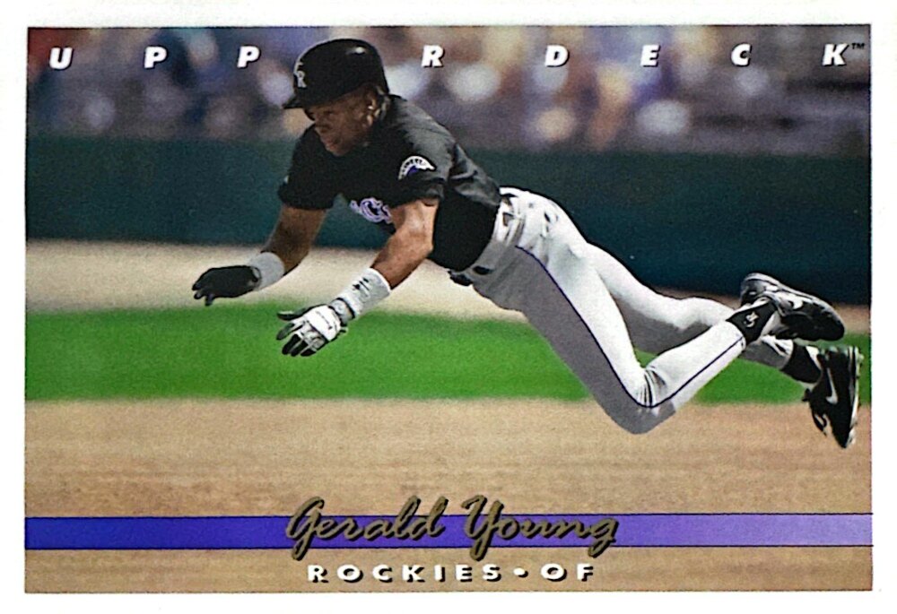 1993 Upper Deck Gerald Young Baseball Card #740