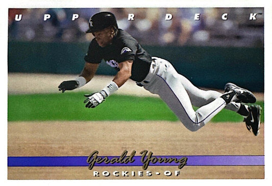 1993 Upper Deck Gerald Young Baseball Card #740