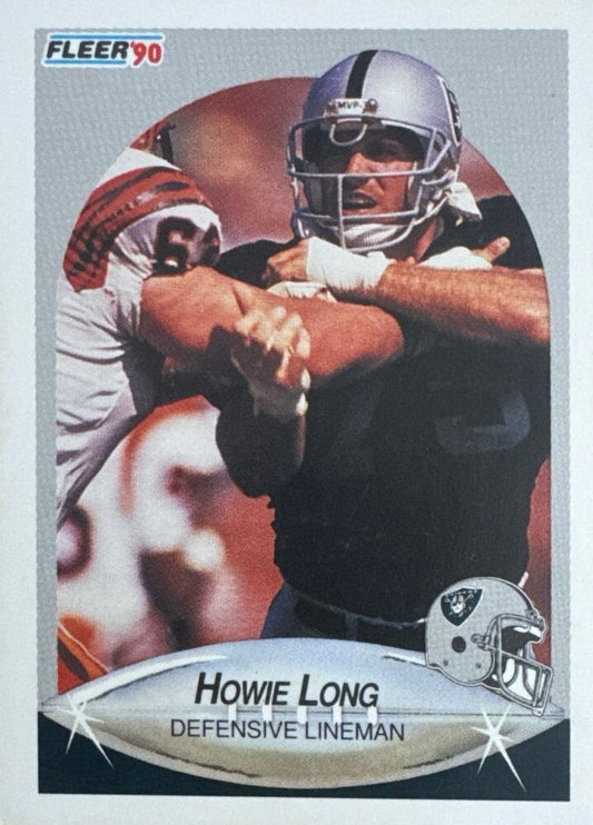 1990 Fleer Howie Long Football Card #257