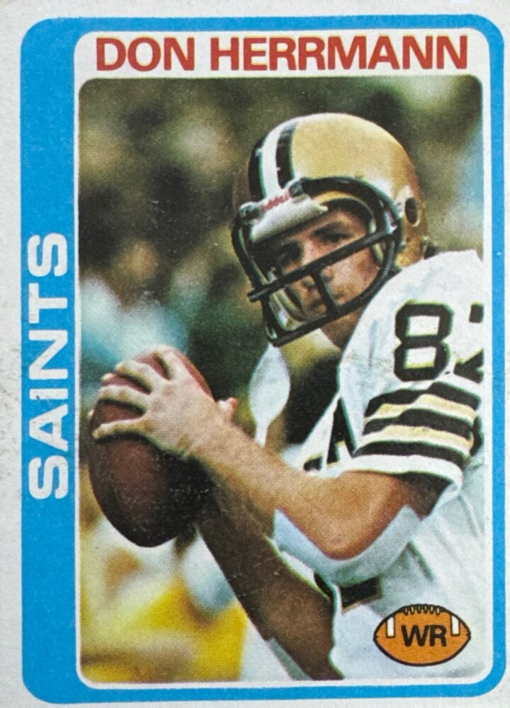 1978 Topps Don Herrmann Football Card #243