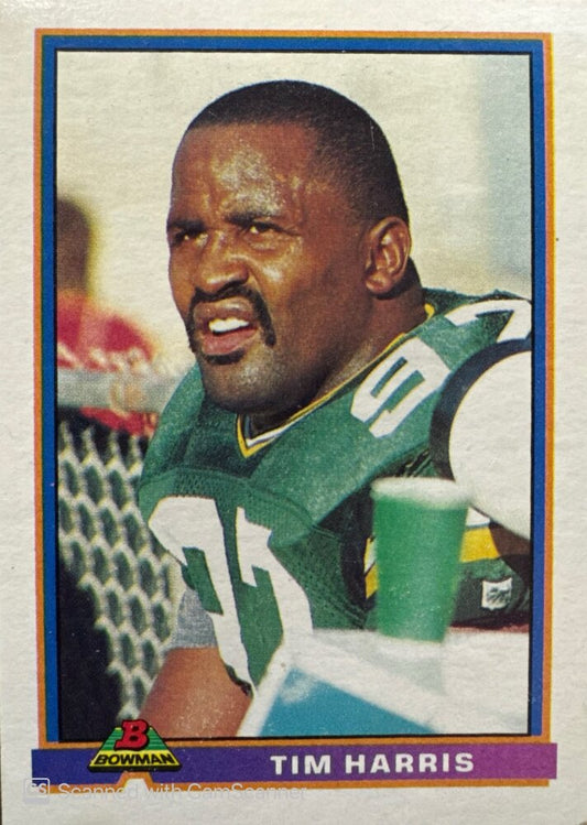 1991 Bowman Tim Harris Football Card #174