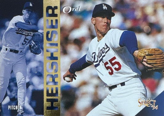 1994 Score Select Orel Hershiser Baseball Card #134