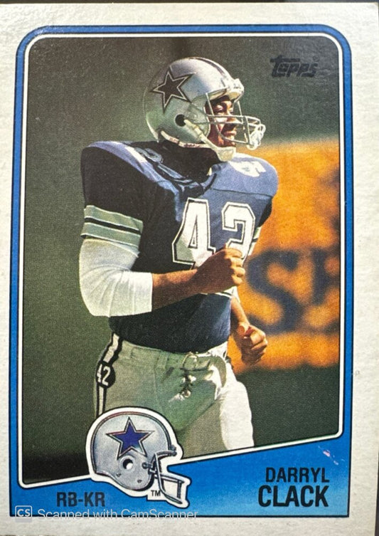 1988 Topps Darryl Clack Football Card #265