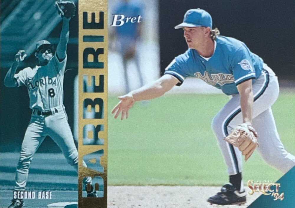 1994 Score Select Bret Barberie Baseball Card #133