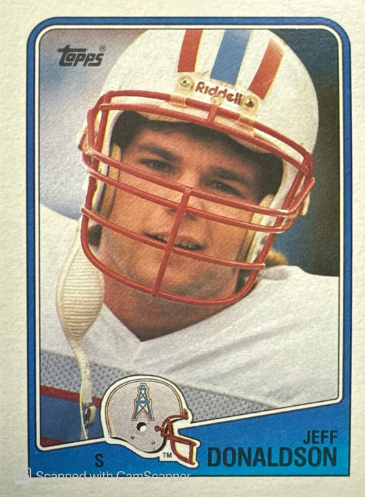 1988 Topps Jeff Donaldson Football Card #115