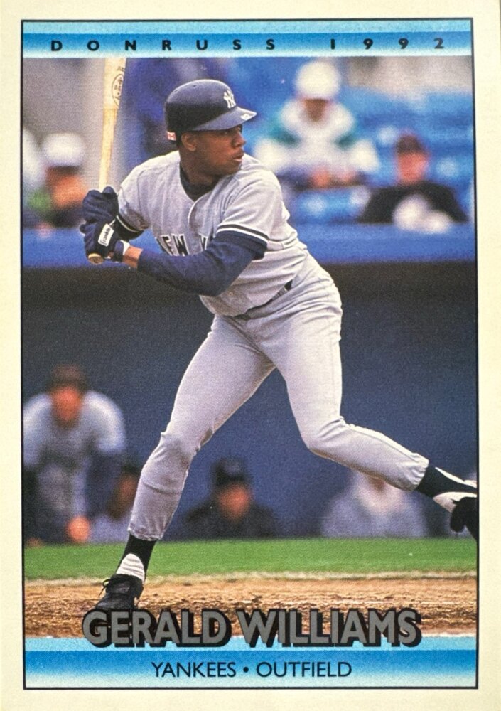 1992 Donruss Gerald Floyd Williams Baseball Card #697