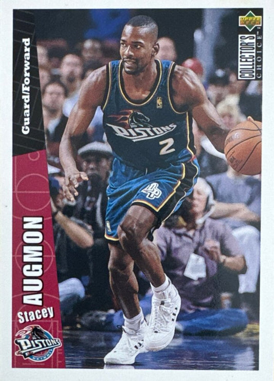 1996 Upper Deck Collectors Choice Stacey Augmon Basketball Card #239